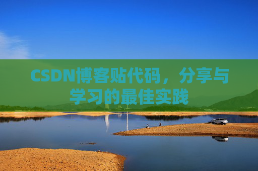 CSDN博客贴代码，分享与学习的最佳实践